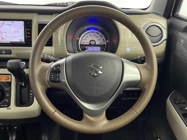 スズキ ハスラー ワンダラー 栃木県 2019(令1)年 4.5万km シフォンアイボリーメタリック/ウッディブラウン2トーンルーフ 純正ナビ（Panasonic　CN-RZ753W)/（BT/CD/DVD/フルセグ/AM/FM)/全方位カメラ/バック/サイド/フロントカメラ/衝突軽減システム/車線逸脱抑制機能/横滑り防止/アイドリングストップ/ビルトインETC/ドライブレコーダー/ハーフレザーシート/前席シートヒーター/電動格納ミラー/ドアバイザー/純正フロアマット/ISOFIX/プッシュスタート/スマートキー