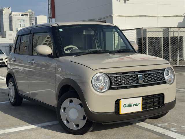 スズキ ラパン モード 広島県 2019(令1)年 2.5万km フォーンベージュM アルトラパンモード/レーダーブレーキサポート/社外メモリー7インチナビ/・フルセグTV/・Bluetooth/・DVD/オートライト/ETC/フロントシートヒーター/ドライブレコーダー