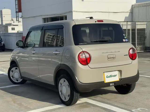 スズキ ラパン モード 広島県 2019(令1)年 2.5万km フォーンベージュM アルトラパンモード/レーダーブレーキサポート/社外メモリー7インチナビ/・フルセグTV/・Bluetooth/・DVD/オートライト/ETC/フロントシートヒーター/ドライブレコーダー