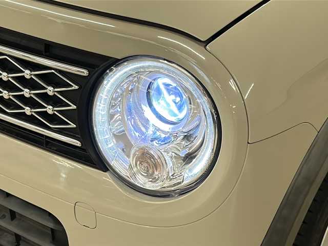 スズキ ラパン モード 熊本県 2019(令1)年 2.5万km フォーンベージュM アルトラパンモード/レーダーブレーキサポート/社外メモリー7インチナビ/・フルセグTV/・Bluetooth/・DVD/オートライト/ETC/フロントシートヒーター/ドライブレコーダー
