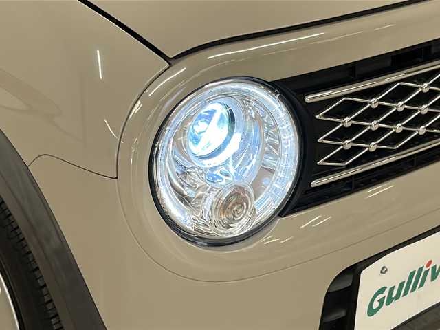 スズキ ラパン モード 熊本県 2019(令1)年 2.5万km フォーンベージュM アルトラパンモード/レーダーブレーキサポート/社外メモリー7インチナビ/・フルセグTV/・Bluetooth/・DVD/オートライト/ETC/フロントシートヒーター/ドライブレコーダー