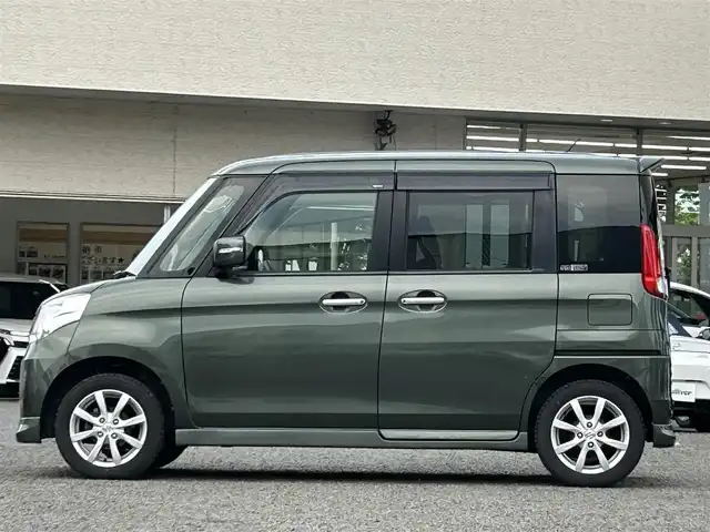 スズキ スペーシア X リミテッド 宮城県 2015(平27)年 3.9万km クールカーキPM 社外ナビ（FM:AM:TV:BT：DVD：）/ETC/アイドリングストップ/プリクラッシュセーフティー/ドラレコ前/D/Nシートヒーター/両側パワースライドドア/社外A/Wサマータイヤ（溝無し）