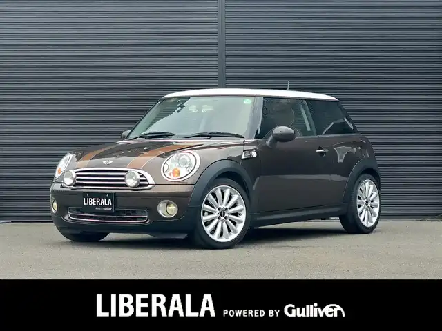 ＭＩＮＩ ミニ 50 メイフェア 山梨県 2010(平22)年 6.9万km 茶 限定車/MT車　/純正スタッドレスAW /茶革/ユーザー買取/シートヒーター/ＬＥＤヘッドライト（変更）/革巻きステアリング/ＡＵＸ/ラジオ/ＥＴＣ