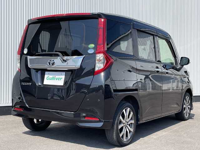 トヨタ ルーミー カスタムG 富山県 2019(令1)年 9.2万km ブラックマイカメタリック 社外ナビ/CD/DVD/Bluetooth/フルセグTV/ETC/リアソナー/オートライト/オートハイビーム/両側パワースライドドア/電動格納ミラー/純正アルミホイール/クルーズコントロール/フロアマット/LEDヘッドライト/フォグランプ/取扱説明書/スペアキー