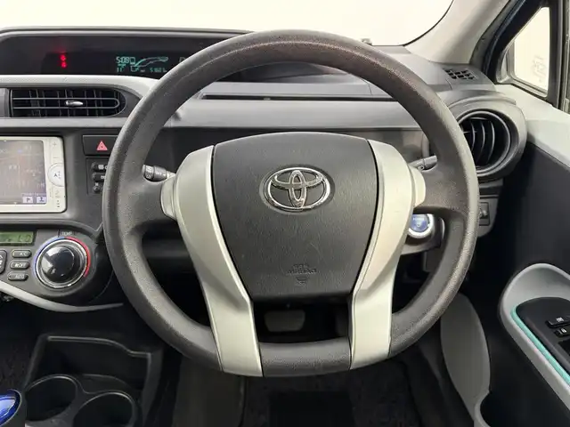 トヨタ アクア S 愛知県 2012(平24)年 5.2万km クールソーダメタリック 純正7インチナビ/ワンセグTV/Bluetooth/横滑り防止装置/オートライト/ETC/プッシュスタート/スマートキー