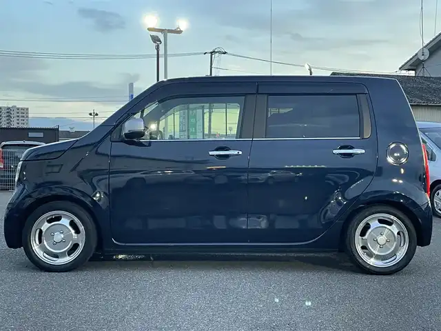 ホンダ Ｎ ＷＧＮ L スタイル+ビター 広島県 2025(令7)年 0.6万km ミッドナイトブルービームM ワンオーナー/メモリナビ/フルセグテレビ/バックカメラ/アイドリングストップ/クルーズコントロール（追従走行有り）/ドアバイザー/プッシュスタート/ETC/社外アルミホイール/社外サスペンション