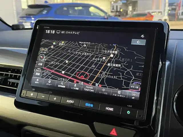 ホンダ Ｎ ＷＧＮ L スタイル+ビター 広島県 2025(令7)年 0.6万km ミッドナイトブルービームM ワンオーナー/メモリナビ/フルセグテレビ/バックカメラ/アイドリングストップ/クルーズコントロール（追従走行有り）/ドアバイザー/プッシュスタート/ETC/社外アルミホイール/社外サスペンション