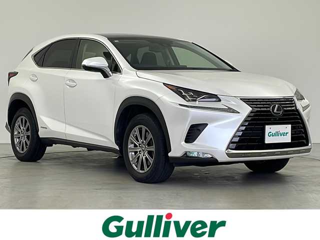 レクサス ＮＸ 300h Iパッケージ 岐阜県 2019(令1)年 5.5万km ソニッククォーツ パノラマルーフ/HUD/純正SDナビ/CD/DVD/SD/USB/Miracast/フルセグTV/パノラミックビューモニター/ETC2.0/純正ドラレコ/レクサスセーフティシステム/プリクラッシュセーフティ/レーントレーシングアシスト/レーダークルーズコントロール/アダブティブハイビーム/ブラインドスポットモニター/クリアランスソナー/黒レザーシート/前席パワーシート/前席シートヒーター/本革ステアリング/LEDヘッドライトシーケンシャル/純正17インチAW/保証書/取扱説明書/スマートキー/スペアキー