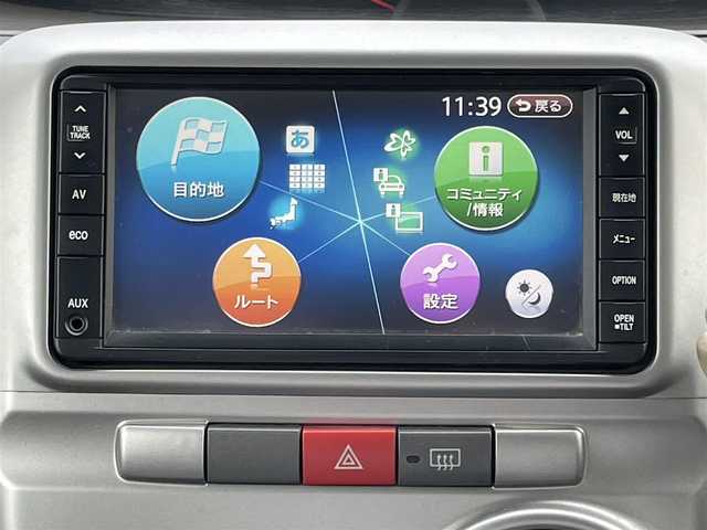 ダイハツ タント X リミテッド 愛知県 2012(平24)年 4.8万km ブライトシルバーメタリック /禁煙//純正ナビ/地デジ/CD/AUX//バックカメラ//電動格納ミラー//パワースライドドア//アイドリングストップ//ヘッドライトレベライザー//純正フロアマット//純正ドアバイザー//新車時保証書//取扱説明書