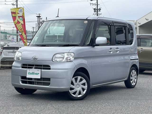 ダイハツ タント X リミテッド 愛知県 2012(平24)年 4.8万km ブライトシルバーメタリック /禁煙//純正ナビ/地デジ/CD/AUX//バックカメラ//電動格納ミラー//パワースライドドア//アイドリングストップ//ヘッドライトレベライザー//純正フロアマット//純正ドアバイザー//新車時保証書//取扱説明書