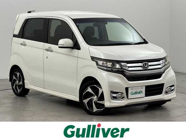 ホンダ Ｎ ＷＧＮ カスタム G ターボパッケージ 福岡県 2014(平26)年 9.1万km 白 純正ナビ／フルセグＴＶ　/バックカメラ　/ＥＴＣ　/クルーズコントロール　/シティブレーキアクティブシステム　/横滑り防止装置　/ＥＣＯＮ　/プッシュスタート　/パドルシフト　/ハーフレザーシート　/純正１５インチＡＷ