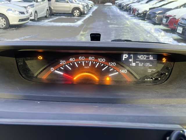 ダイハツ タント X SA 道東・釧路十勝 2014(平26)年 6.3万km コットンアイボリー 純正ナビ(AM、FM、フルセグTV、CD/DVD、SD、BT)/積み込み夏タイヤ/エンジンスターター/ステアリングスイッチ/片側パワースライドドア/衝突被害軽減システム/ETC/バックカメラ/横滑り防止/オートライト/プッシュスタート/電格ミラー