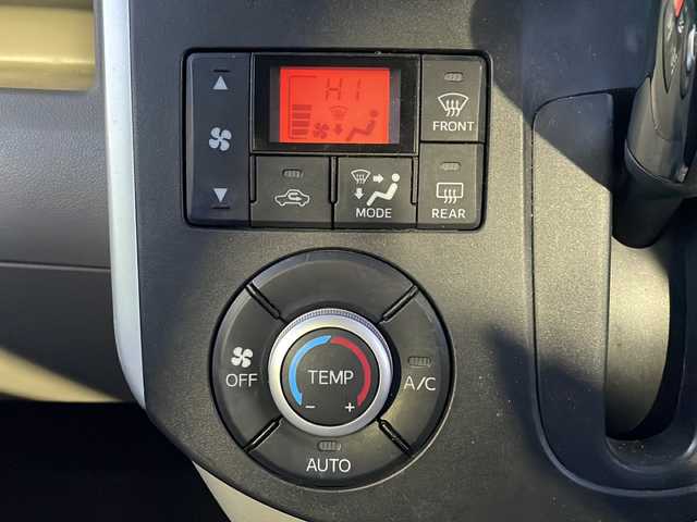 ダイハツ タント X SA 道東・釧路十勝 2014(平26)年 6.3万km コットンアイボリー 純正ナビ(AM、FM、フルセグTV、CD/DVD、SD、BT)/積み込み夏タイヤ/エンジンスターター/ステアリングスイッチ/片側パワースライドドア/衝突被害軽減システム/ETC/バックカメラ/横滑り防止/オートライト/プッシュスタート/電格ミラー