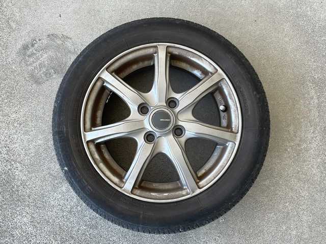 ダイハツ タント X SA 道東・釧路十勝 2014(平26)年 6.3万km コットンアイボリー 純正ナビ(AM、FM、フルセグTV、CD/DVD、SD、BT)/積み込み夏タイヤ/エンジンスターター/ステアリングスイッチ/片側パワースライドドア/衝突被害軽減システム/ETC/バックカメラ/横滑り防止/オートライト/プッシュスタート/電格ミラー