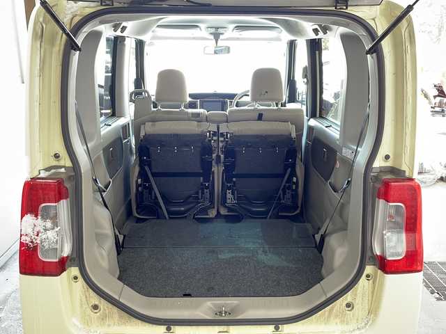 ダイハツ タント X SA 道東・釧路十勝 2014(平26)年 6.3万km コットンアイボリー 純正ナビ(AM、FM、フルセグTV、CD/DVD、SD、BT)/積み込み夏タイヤ/エンジンスターター/ステアリングスイッチ/片側パワースライドドア/衝突被害軽減システム/ETC/バックカメラ/横滑り防止/オートライト/プッシュスタート/電格ミラー