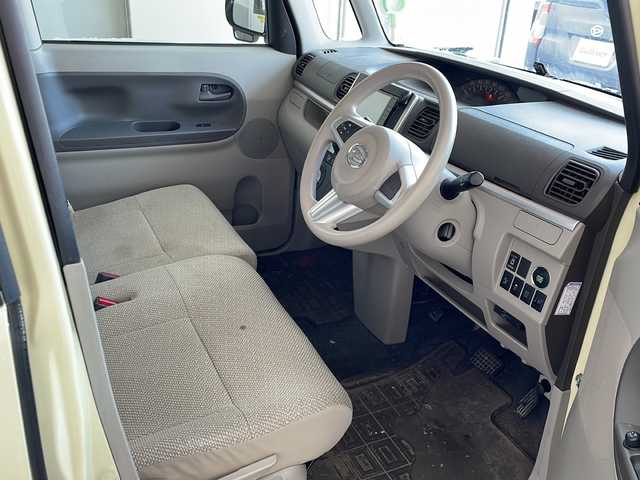 ダイハツ タント X SA 道東・釧路十勝 2014(平26)年 6.3万km コットンアイボリー 純正ナビ(AM、FM、フルセグTV、CD/DVD、SD、BT)/積み込み夏タイヤ/エンジンスターター/ステアリングスイッチ/片側パワースライドドア/衝突被害軽減システム/ETC/バックカメラ/横滑り防止/オートライト/プッシュスタート/電格ミラー