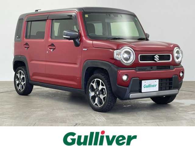 スズキ ハスラー HYBRID X 大分県 2020(令2)年 9.1万km フェニックスレッドパール/ガンメタリック2トーンルーフ 全方位モニター/スズキセーフティサポート/・デュアルカメラブレーキサポート/・車線逸脱警報/・オートハイビーム/・リヤバックセンサー/純正ナビ/（CD.DVD.SD.BT.USB）/フルセグTV/前席シートヒーター/ETC/LEDヘッドライト/LEDフォグランプ/アイドリングストップ/ステアリングスイッチ/プッシュスタート/純正15インチアルミホイール/純正フロアマット/TVキャンセラー/ラギットテレーンタイヤ/保証書・取扱説明書