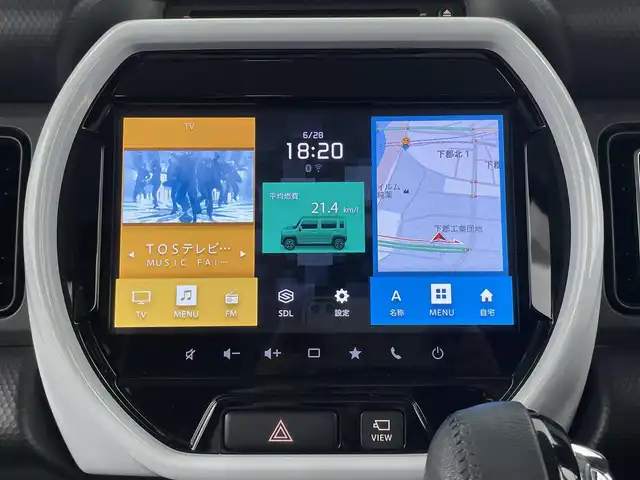 スズキ ハスラー HYBRID X 大分県 2020(令2)年 9.1万km フェニックスレッドパール/ガンメタリック2トーンルーフ 全方位モニター/スズキセーフティサポート/・デュアルカメラブレーキサポート/・車線逸脱警報/・オートハイビーム/・リヤバックセンサー/純正ナビ/（CD.DVD.SD.BT.USB）/フルセグTV/前席シートヒーター/ETC/LEDヘッドライト/LEDフォグランプ/アイドリングストップ/ステアリングスイッチ/プッシュスタート/純正15インチアルミホイール/純正フロアマット/TVキャンセラー/ラギットテレーンタイヤ/保証書・取扱説明書