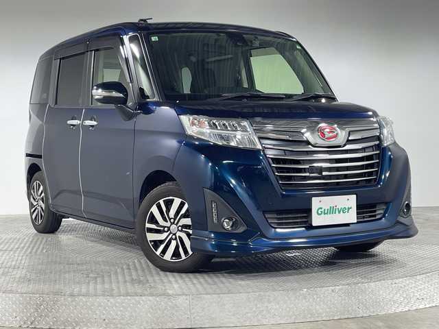 ダイハツ トール カスタムG SAⅡ 神奈川県 2018(平30)年 4.4万km レーザーブルークリスタルシャイン 純正7型SDナビゲーション【NSZP-W68D】/フルセグ　AM FM CD DVD　MSVSD　Bluetooth　USB　iPod/バックカメラ/両側電動スライドドア【ロールサンシェード】/スマートアシストII/衝突回避支援ブレーキ機能/衝突警報機能/車線逸脱警報機能/誤発進抑制機能/先行車発進お知らせ機能/クルーズコントロール/アイドリングストップ/リアクリアランスソナー/社外前方ドライブレコーダー/ビルトインETC/プッシュスタート/スマートキー/純正フロントリップ/純正14インチアルミホイール/LEDヘッドライト/オートライト/フロントフォグランプ