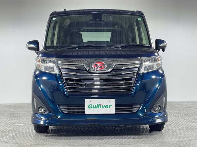 ダイハツ トール カスタムG SAⅡ 神奈川県 2018(平30)年 4.4万km レーザーブルークリスタルシャイン 純正7型SDナビゲーション【NSZP-W68D】/フルセグ　AM FM CD DVD　MSVSD　Bluetooth　USB　iPod/バックカメラ/両側電動スライドドア【ロールサンシェード】/スマートアシストII/衝突回避支援ブレーキ機能/衝突警報機能/車線逸脱警報機能/誤発進抑制機能/先行車発進お知らせ機能/クルーズコントロール/アイドリングストップ/リアクリアランスソナー/社外前方ドライブレコーダー/ビルトインETC/プッシュスタート/スマートキー/純正フロントリップ/純正14インチアルミホイール/LEDヘッドライト/オートライト/フロントフォグランプ