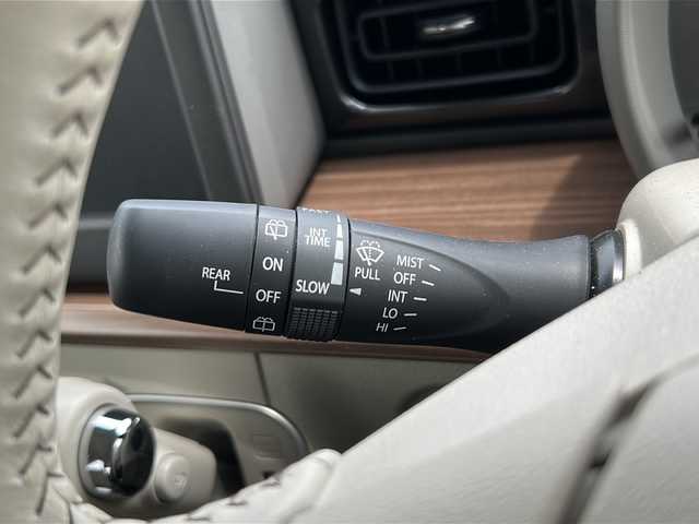 スズキ ラパン ＬＣ X 山口県 2023(令5)年 0.2万km ノクターンブルーパール 新車保証書/全方位モニター付きパッケージ/ハーフレザーシート/シートヒーター【D+N席】/USB充電口×２/純正14インチアルミホイール/純正フロアマット/プッシュスタート/スマートキー/スペアキー/オートライト/アイドリングストップ/パーキングアシスト/デュアルカメラブレーキサポート/レーンキープアシスト/誤発進抑制機能