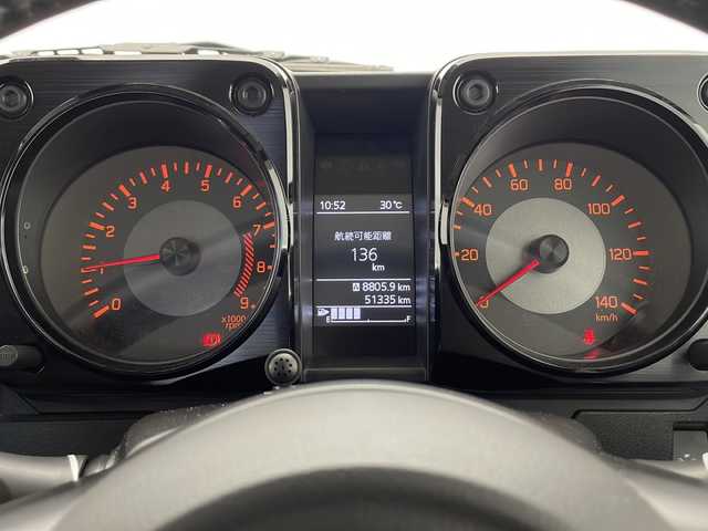 スズキ ジムニー XC 千葉県 2019(令1)年 5.2万km ブルーイッシュブラックパール3 純正ナビ/Bluetooth CD DVD フルセグ/シートヒーター/純正フロアマット/純正アルミホイール/クルーズコントロール/背面タイヤ/ＬＥＤヘッドライト/４ＷＤ/プッシュスタート/スマートキー/ウィンカーミラー/ステアリングスイッチ/スズキセーフティーサポート/衝突軽減ブレーキ/レーンキープアシスト/オートライト