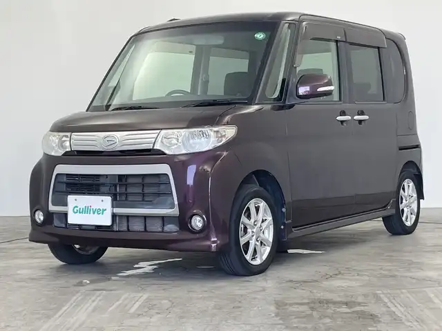 ダイハツ タント カスタム X スペシャル 三重県 2013(平25)年 8.9万km ミスティックレッドクリスタルメタリック /禁煙車//純正ナビ//片側パワースライドドア//フルセグ//スマートキー/スペアキー//純正14インチAW