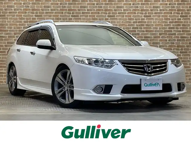 ホンダ アコード ツアラー タイプS 岩手県 2012(平24)年 15.3万km プレミアムホワイトパール クスコ車高調　ストリートゼロA/アドバンスパッケージ/アダプティブクルーズコントロール/パワーテールゲート/アクティブコーナリングライト/追突軽減ブレーキ/ハイビームコントロールシステム/ビークルスタビリティアシスト/Pioneerスピーカー/Pioneerサブウーファーシステム/ラックススエード・本革コンビシート/運転席8wayパワーシート/本革巻きステアリング/自動防眩ミラー/純正ナビ/フルセグTV/バックカメラ/ETC/HIDヘッドライト/純正18インチアルミホイール