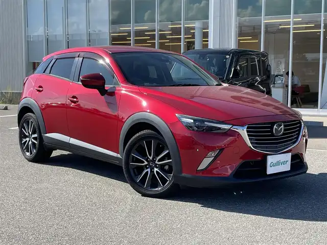 マツダ ＣＸ－３ XD プロアクティブ 石川県 2017(平29)年 7.2万km ソウルレッドプレミアムメタリック 純正メモリーナビ/フルセグTV/バックカメラ/セーフティパッケージ/レーダークルーズ/LEDヘッドライト/ETC/純正アルミホイール/スマートキー/プッシュスタート/レーダークルーズ/クリアランスソナー/ドライブレコーダー/ハーフレザーシート/保証書