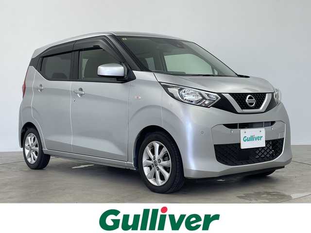 日産 デイズ X 鹿児島県 2021(令3)年 1万km スターリングシルバーM ワンオーナー/純正オーディオ/オートライト/オートエアコン/コーナーセンサー/スマートキー /エマージェンシーブレーキ/純正フロアマット/アイドリングストップ/純正AW14インチ