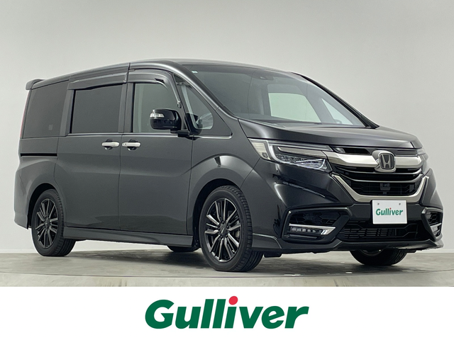 ホンダ ステップワゴン モデューロX ホンダセンシング 埼玉県 2020(令2)年 5.3万km プレミアムスパークルブラックパール 純正１０インチナビ　アラウンドビューモニター　１１．６インチフリップダウンモニター　両側パワースライドドア　ハーフレザーシート　アイドリングストップ　衝突軽減システム　スペアキー　ＥＴＣ２．０　禁煙車