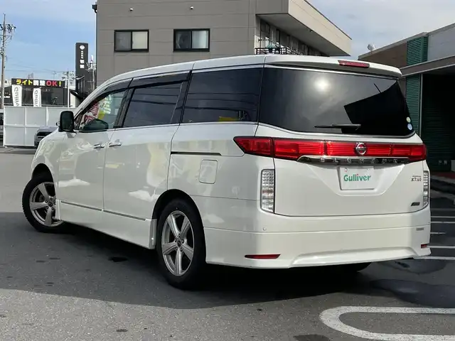 日産 エルグランド 250ハイウェイスター 長野県 2010(平22)年 3万km ブリリアントホワイトパール ワンオーナー/ワンセグテレビ/AM/FM/Bluetooth/全方位カメラ/助手席オットマン/フリップダウンモニター/プッシュスタート/ドアバイザー/純正フロアマット/片側パワースライドドア/片側イージクローザードア/ECOモード/スペアキー/スマートキー/4WD/パワーウィンドウ