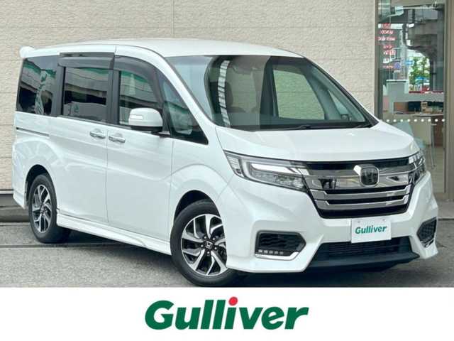 ホンダ ステップワゴン スパーダ ホンダセンシング 兵庫県 2017(平29)年 7.6万km プラチナホワイトパール ワンオーナー/メモリナビ/（CD/DVD/BT/SD）/フルセグテレビ/バックカメラ/ホンダセンシング/アイドリングストップ/プッシュスタート/両側パワースライドドア/ETC/ドライブレコーダー/LEDヘッドライト/オートライト/電動格納ミラー/スマートキー/純正フロアマット/純正アルミ16インチ/取扱説明書・保証書