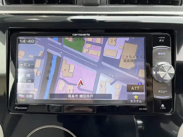 日産 デイズ X Vセレ +SeftyⅡ 福島県 2015(平27)年 2.6万km 青Ｍ ワンオーナー/社外メモリーナビ/CD/DVD/SD/ワンセグTV/社外14インチAW(純正ホイール＋夏タイヤ積込)/衝突被害軽減システム/アラウンドビューモニター/アイドリングストップ/プッシュスタート/ドアバイザー/フロアマット