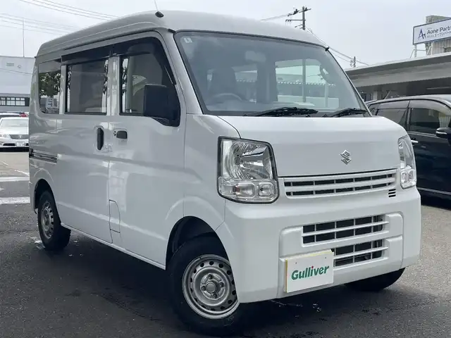 スズキ エブリイ PC 宮城県 2019(平31)年 5万km スペリアホワイト 登録時走行距離49876km/４WD/ハイルーフ/純正ドアバイザー/純正フロアマット/リモコンキー/両側スライドドア