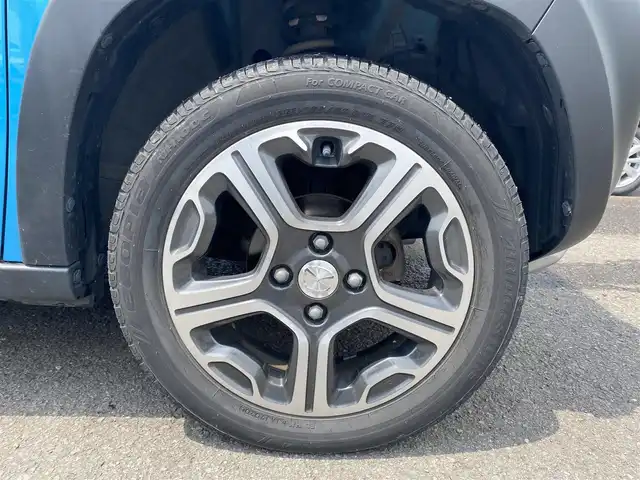 マツダ フレア クロスオーバー XS 福岡県 2015(平27)年 6.8万km 青Ｍ ・ホワイトルーフ/ ・衝突被害軽減システム/・純正メモリナビ ”CA9PC”/フルセグTV/CD/DVD/BT/USB/SD/ipod/・バックカメラ/・D席シートヒーター/・ETC/・HID AUTOヘッドライト/・アイドリングストップ/・シートリフター/・スマートキー/・ドアバイザー/・純正15インチAW/・保証書/取扱説明書/記録簿