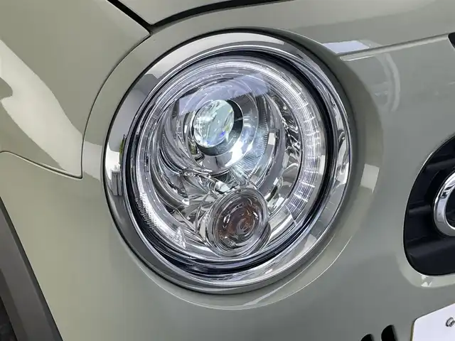 スズキ ラパン ＬＣ L 愛知県 2024(令6)年 0.3万km トラッドカーキメタリック 全方位モニター用カメラＰＫＧ装着車　デュアルカメラブレーキ　衝突軽減装置　車線逸脱　リヤパーキングセンサー　ＬＥＤオートライト　プッシュスタート　ハーフレザー　シートヒーター　純正フロアマット　禁煙車