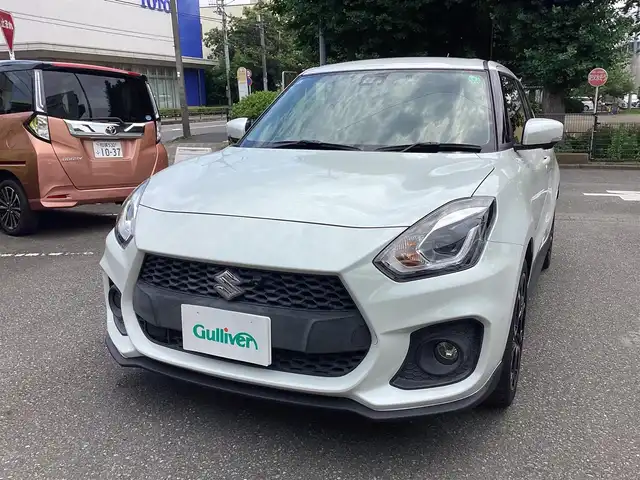 スズキ スイフト スポーツ セーフティPKG 神奈川県 2017(平29)年 14.9万km ピュアホワイトP ワンオーナー/純正8インチナビ、TV/アラウンドビュー/ETC/ドライブレコーダー/セーフティーパッケージ/デュアルセンサーブレーキサポート/先行車発信お知らせ機能/ハイビームアシスト/オートライト/サイド、カーテンエアバック/運転席アームレスト/アダプティブクルーズ/ふらつき警報機能