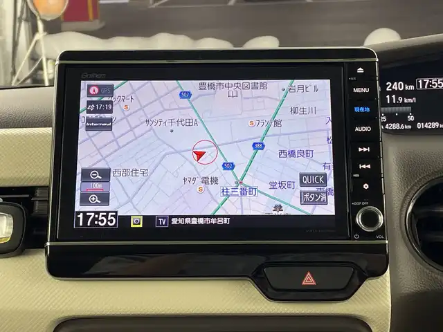 ホンダ Ｎ ＢＯＸ G L ホンダセンシング 愛知県 2019(平31)年 1.5万km プレミアムアイボリーパールⅡ 純正８インチナビ（AM/FM/ワンセグ/BT/CD/DVD）/片側パワースライドドア/レーダークルーズコントロール/リアドア側サンシェード/充電専用USBジャック×２/ホンダセンシング/・衝突軽減ブレーキ/・レーンキープアシスト/・横滑り防止機能/・クリアランスソナー/・先行車発進通知/・標識認識機能/LEDヘッドライト/バックカメラ/スマートキー/プッシュスタート/純正前後ドライブレコーダー/ビルトインETC/純正フロアマット/純正ホイールキャップ/LEDヘッドライト/ドアバイザー/アイドリングストップ/ステアリングスイッチ/ドアバイザー/前後コーナーセンサー