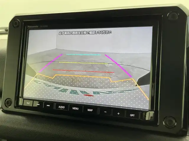 スズキ ジムニー 群馬県 2024(令6)年 0.2万km ブルーイッシュブラックパール3 禁煙車　純正ナビ　バックカメラ　Bluetooth　フルセグ　衝突軽減システム　クルーズコントロール　シートヒーター　ダウンヒルアシスト　横滑り防止装置　アイドリングストップ　車線逸脱警報　オートライト　LEDヘッドライト