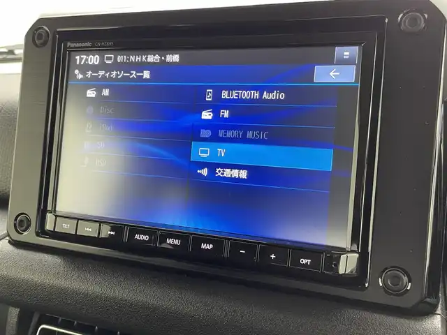 スズキ ジムニー 群馬県 2024(令6)年 0.2万km ブルーイッシュブラックパール3 禁煙車　純正ナビ　バックカメラ　Bluetooth　フルセグ　衝突軽減システム　クルーズコントロール　シートヒーター　ダウンヒルアシスト　横滑り防止装置　アイドリングストップ　車線逸脱警報　オートライト　LEDヘッドライト