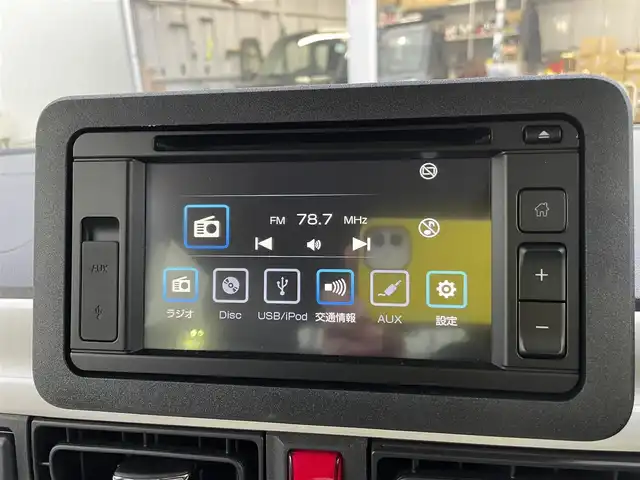 ダイハツ ムーヴ キャンバス ストライプス G 石川県 2024(令6)年 0.2万km シャイニングホワイトパール/レイクブルーメタリック 純正ディスプレイオーディオ/全方位カメラ/LEDヘッドライト/スマートアシスト/オートライト/両側パワースライドドア/レーンキープアシスト/クリアランスソナー/プッシュスタート/電動ミラー/ベンチシート/保証書