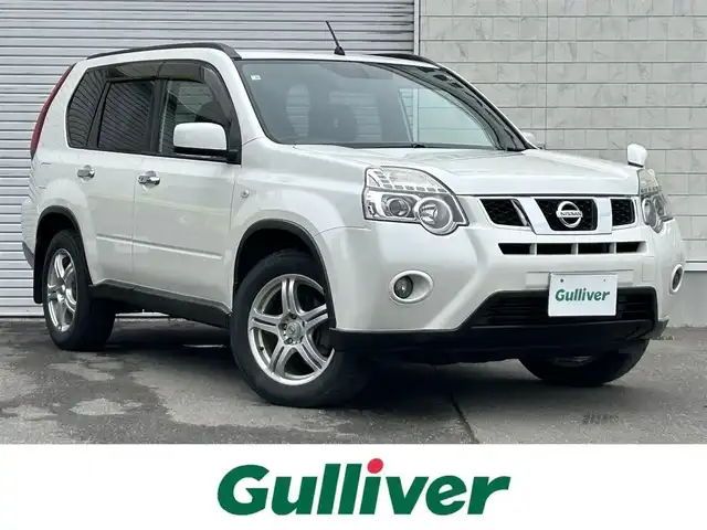 日産 エクストレイル 20GT 道東・釧路十勝 2010(平22)年 7万km ブリリアントホワイトパール パートタイム4WD/ディーゼルターボ/ディスプレイオーディオ/バックカメラ/ダウンヒルアシストコントロール/スマートキー/LEDヘッドライト/ETC/オートライト/ドアバイザー/フロアマット/革巻きステアリング