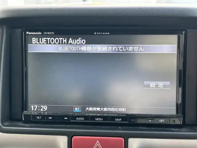 スズキ エブリィ ワゴン JPターボ 大阪府 2021(令3)年 2.2万km シルキーシルバーメタリック ワンオーナー/Strada7インチナビ/　(型式：CN-RE07D)/　Bluetooth・フルセグTV・CD・DVD/前後ドラレコ＆デジタルインナーミラー/　(バックギア連動型)/ETC/両側スライドイージークローザードア/社外フロアマット/プッシュスタート/衝突被害軽減ブレーキ/レーンキープアシスト/横滑り防止装置/電動格納ミラー/取扱説明書・保証書/スペアキーあり