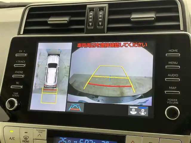 トヨタ ランドクルーザー プラド TX Lパッケージ マットブラED 岡山県 2023(令5)年 2.5万km ブラック メーカー9インチナビ/（BT/Carplay/TV)/パノラミックビューモニター/サンルーフ/ビルトインＥＴＣ２．０/前席パワーシート/ベージュレザーシート/シートベンチレーション/D席シートメモリー/ルーフレール/衝突軽減ブレーキ/LEDヘッドライト/オートハイビーム/追従型クルーズコントロール/社外ドライブレコーダー(前)/純正フロアマット/純正ドアバイザー/スペアキー