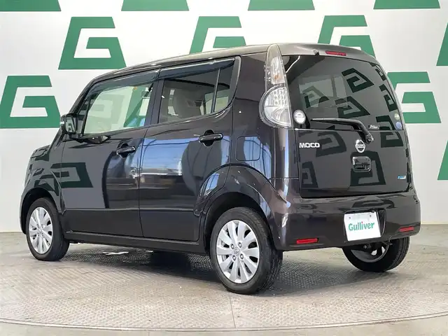 日産 モコ ドルチェX 鹿児島県 2015(平27)年 5.7万km アーバンブラウン 純正ナビ/(ワンセグ/Bluetooth/DVD/CD)/バックカメラ/オートライト/革巻きステアリング/ステアリングリモコン/ベンチシート/純正アルミホイール/純正フロアマット/フロントフォグライト/アイドリングストップ/スマートキー