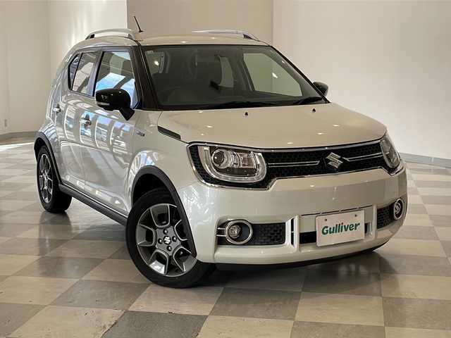 スズキ イグニス ハイブリッド F リミテッド 福井県 2016(平28)年 5万km ピュアホワイトP ４WD/ワンオーナー/純正7インチメモリーナビ/フルセグTV/BT/CD/DVD/USB/アラウンドビューモニター/セーフティサポート/・デュアルカメラブレーキサポート/・車線逸脱警報機能/・誤発進抑制機能/・ふらつき防止機能/クルーズコントロール/ETC/前後ドライブレコーダー/オートライト/オートハイビーム/LEDヘッドライト/レザーシート/シートヒーター/純正16インチアルミホイール/社外アルミホイール付スタッドレスタイヤ車載/純正フロアマット/MTモード付AT/パドルシフト