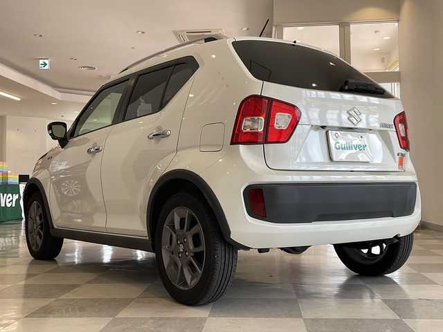 スズキ イグニス ハイブリッド F リミテッド 福井県 2016(平28)年 5万km ピュアホワイトP ４WD/ワンオーナー/純正7インチメモリーナビ/フルセグTV/BT/CD/DVD/USB/アラウンドビューモニター/セーフティサポート/・デュアルカメラブレーキサポート/・車線逸脱警報機能/・誤発進抑制機能/・ふらつき防止機能/クルーズコントロール/ETC/前後ドライブレコーダー/オートライト/オートハイビーム/LEDヘッドライト/レザーシート/シートヒーター/純正16インチアルミホイール/社外アルミホイール付スタッドレスタイヤ車載/純正フロアマット/MTモード付AT/パドルシフト