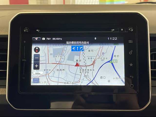 スズキ イグニス ハイブリッド F リミテッド 福井県 2016(平28)年 5万km ピュアホワイトP ４WD/ワンオーナー/純正7インチメモリーナビ/フルセグTV/BT/CD/DVD/USB/アラウンドビューモニター/セーフティサポート/・デュアルカメラブレーキサポート/・車線逸脱警報機能/・誤発進抑制機能/・ふらつき防止機能/クルーズコントロール/ETC/前後ドライブレコーダー/オートライト/オートハイビーム/LEDヘッドライト/レザーシート/シートヒーター/純正16インチアルミホイール/社外アルミホイール付スタッドレスタイヤ車載/純正フロアマット/MTモード付AT/パドルシフト