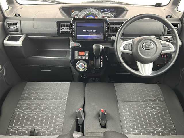 ダイハツ ウェイク G ターボ SA Ⅲ 宮城県 2018(平30)年 6.5万km パールホワイトⅢ 禁煙車/スマートアシストIII/・衝突回避支援/・車線逸脱警報/・オートハイビーム/純正8インチナビ/（BT.CD.DVD.HDMI.USB.SD）/地図SD無し/バックカメラ/フルセグテレビ/両側パワースライドドア/ETC/前方ドライブレコーダー/革巻きステアリング/ステアリングスイッチ/プッシュスタート/スマートキー/スペアキー/社外フロアマット/ロールサンシェード/LEDヘッドライト/LEDフォグランプ/社外16インチアルミホイール/純正14インチアルミホイール付き夏タイヤ積込/アイドリングストップ/横滑り防止機能